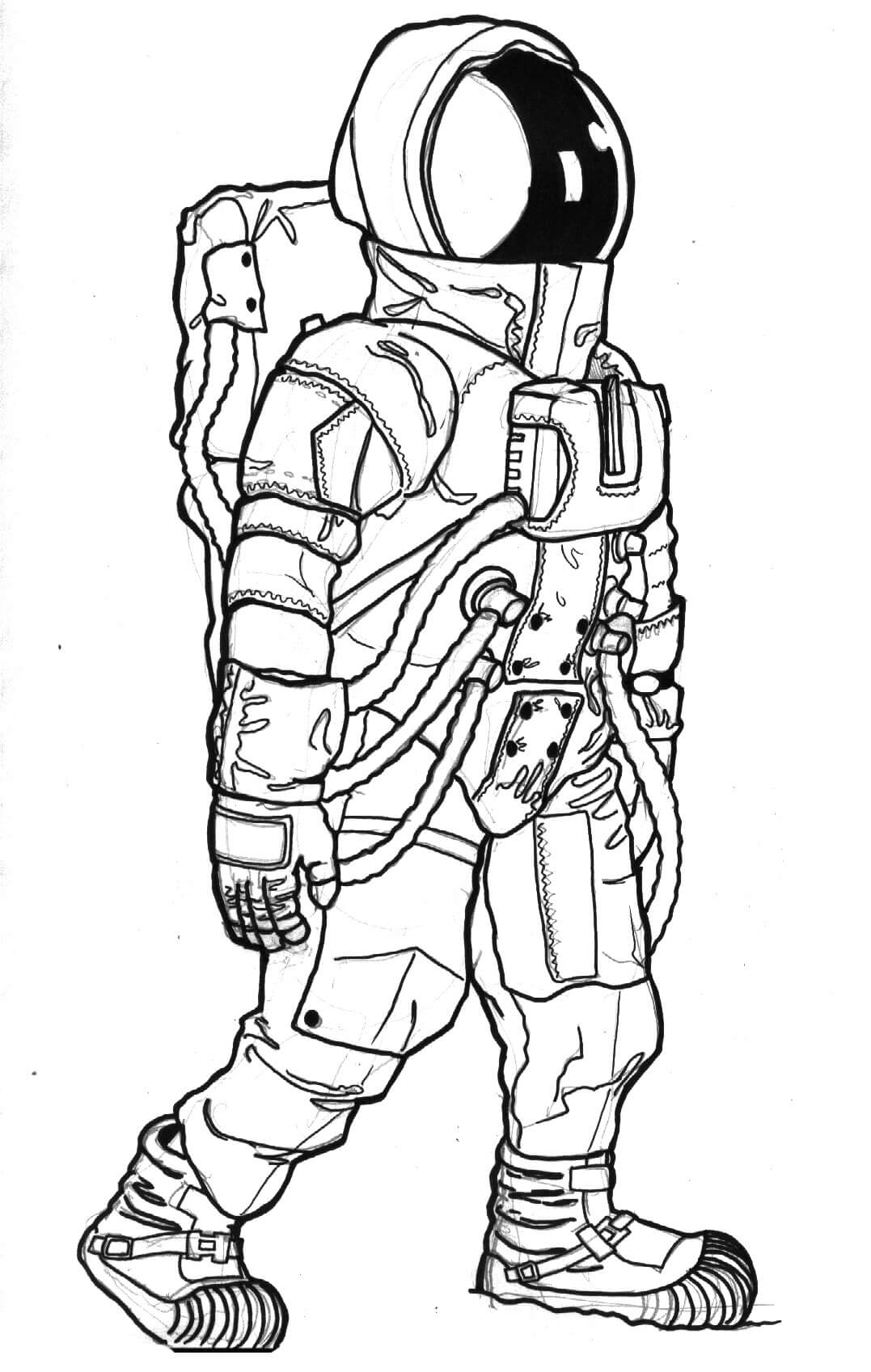 Astronaut Sketch